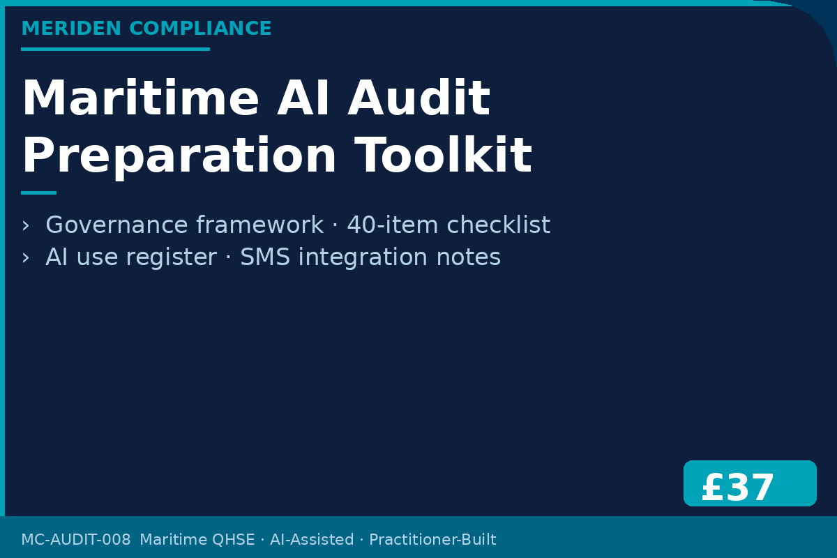 Maritime AI Audit Preparation Toolkit