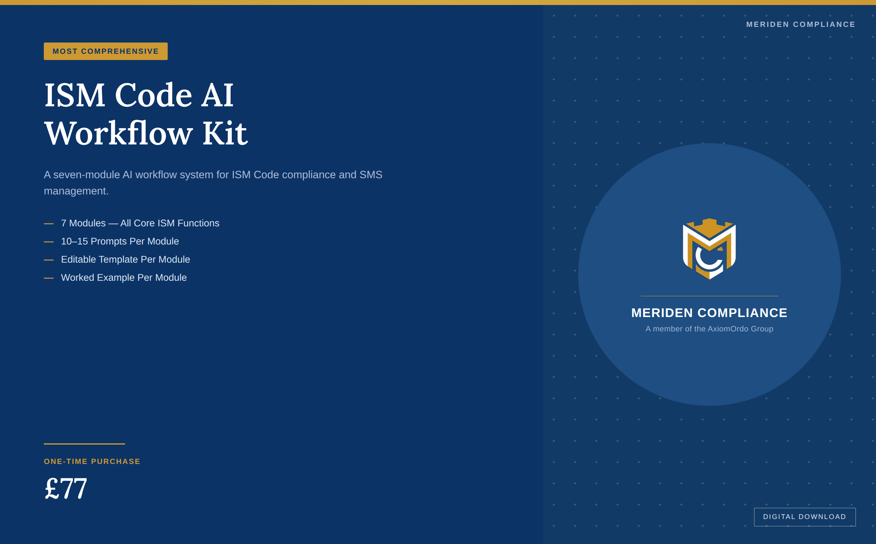ISM Code AI Workflow Kit